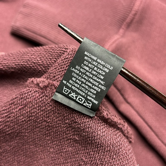 Spiritual Gangster Maroon Be The Light Bridget Pullover Sweatshirt, Sz S - Picture 15 of 15